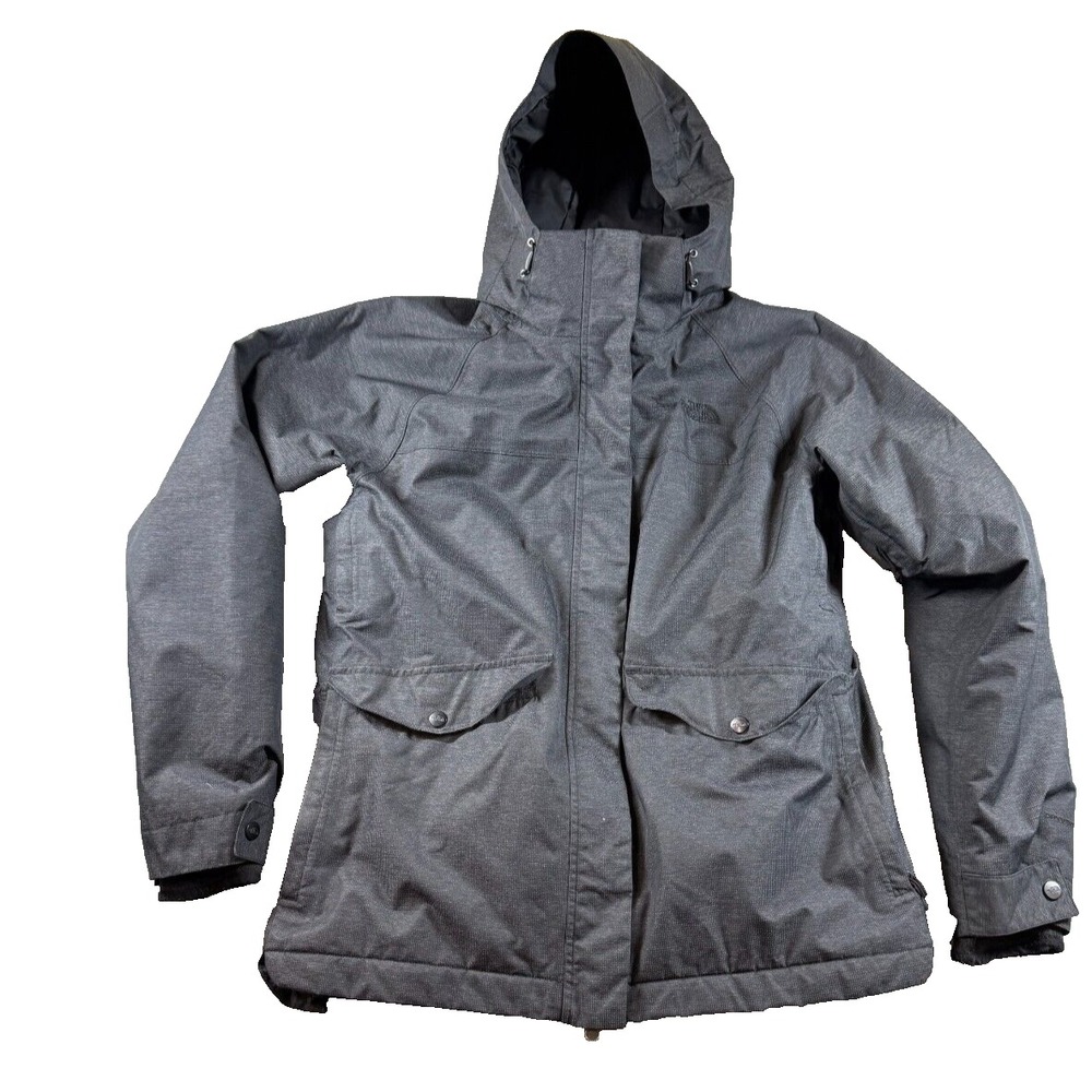 Women The North Face Dry Vent 2 In 1 Coat System Coat and Fleece Black Large